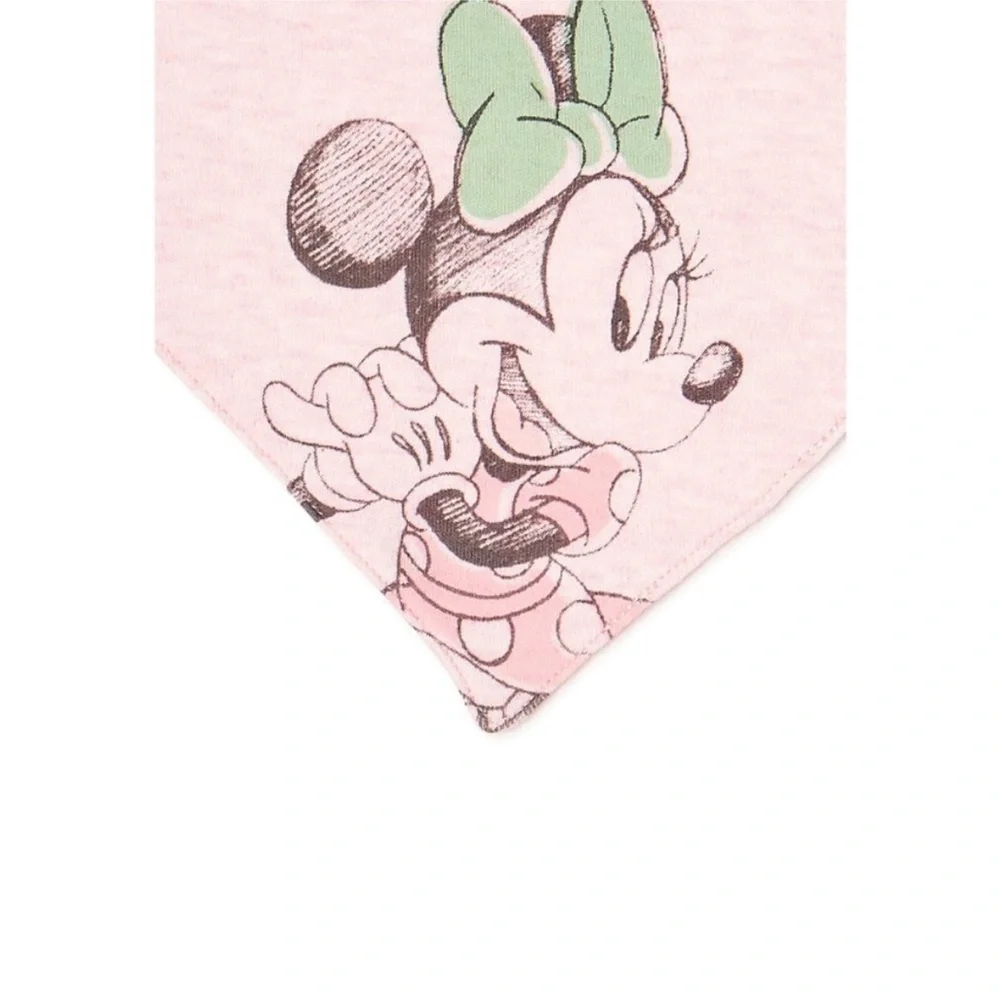 Disney Minnie Mouse Baby Bibs Set of 3 Bandana Drool‎ Bibs